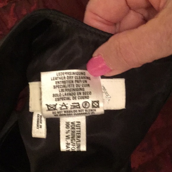 Escada Black Leather sheath Dress - Picture 7 of 12